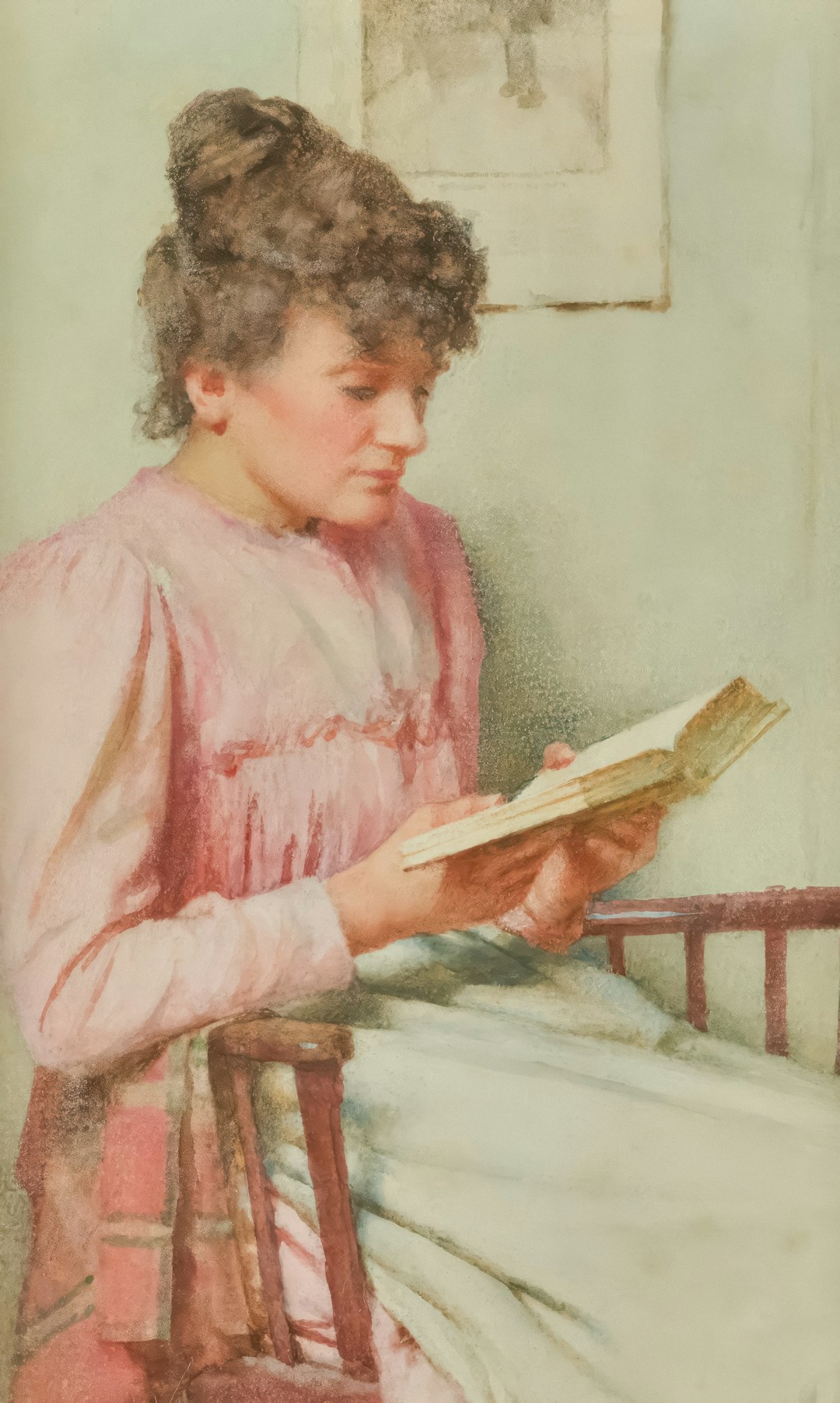 person reading bible in morning light