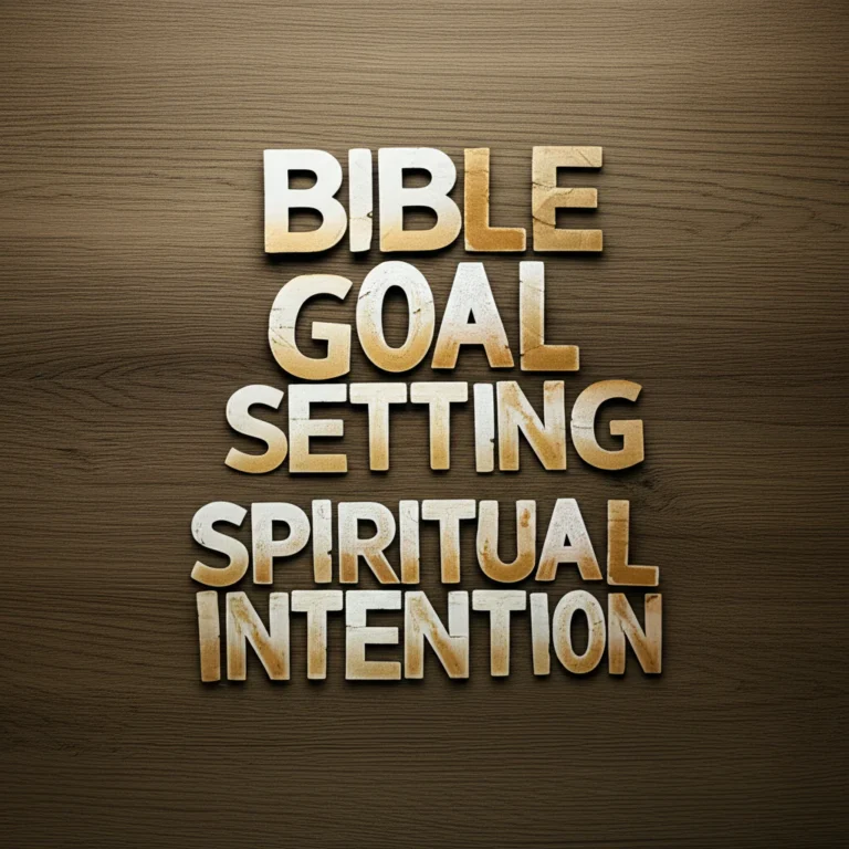 Featured image for 12 Bible Verses to Set Daily Spiritual Goals Intentions 2025