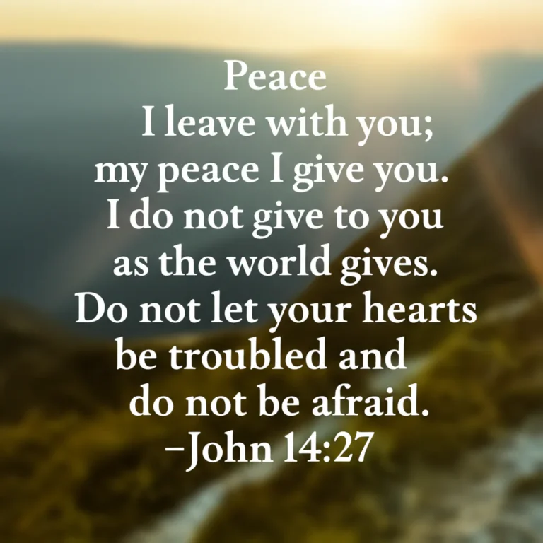 Featured image for 38 Daily Bible Verses for Peace to Calm Your Soul 2025