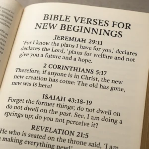 Featured image for 20 Bible Verses for New Begings Daily Your 2026 Reset Guide
