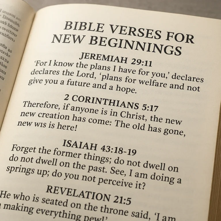 Featured image for 20 Bible Verses for New Begings Daily Your 2026 Reset Guide