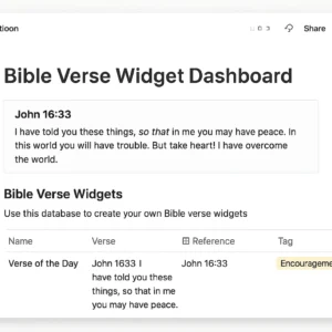 Featured image for 7 Best Bible Verse of the Day Widgets for Notion 2026