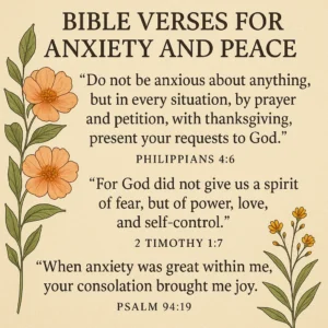 Featured image for 50 Encouraging Bible Verses for Anxiety Peace 2026