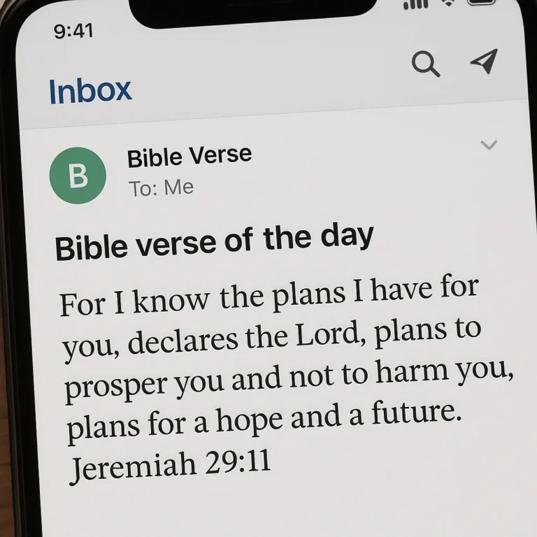 Featured image for Can I Get a Bible Verse of the Day via Email 2026
