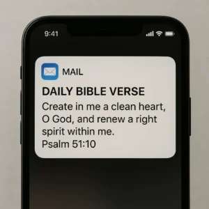 Featured image for How to Get Daily Bible Verses by Email or Text 2026