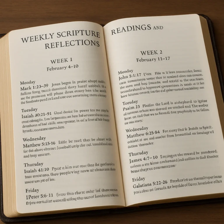 Featured image for Master Weekly Scripture Readings Reflections 2026