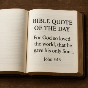 Featured image for What Is Todays Bible Quote of the Day 2026