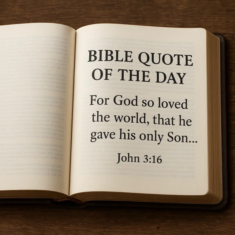 Featured image for What Is Todays Bible Quote of the Day 2026